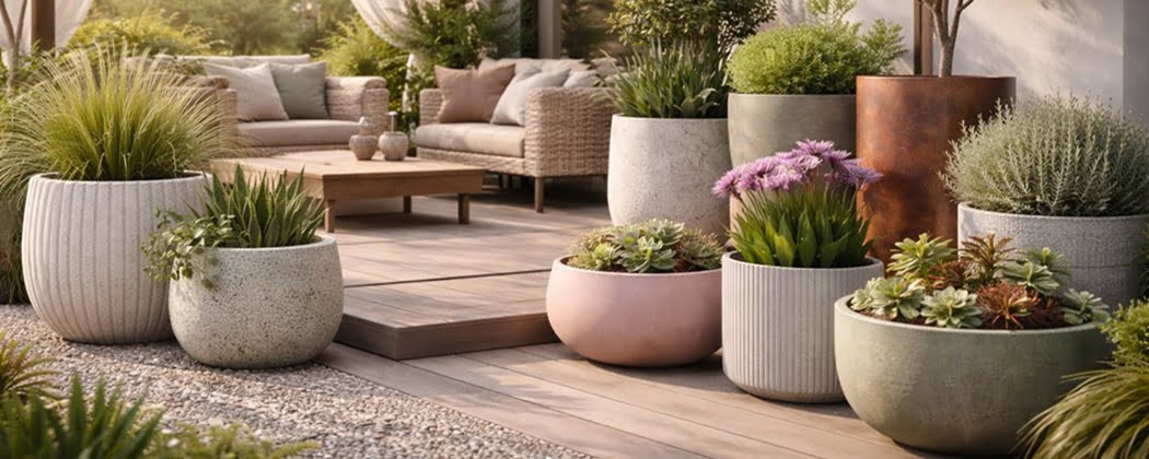 Donice w ogrodzie inspiracje